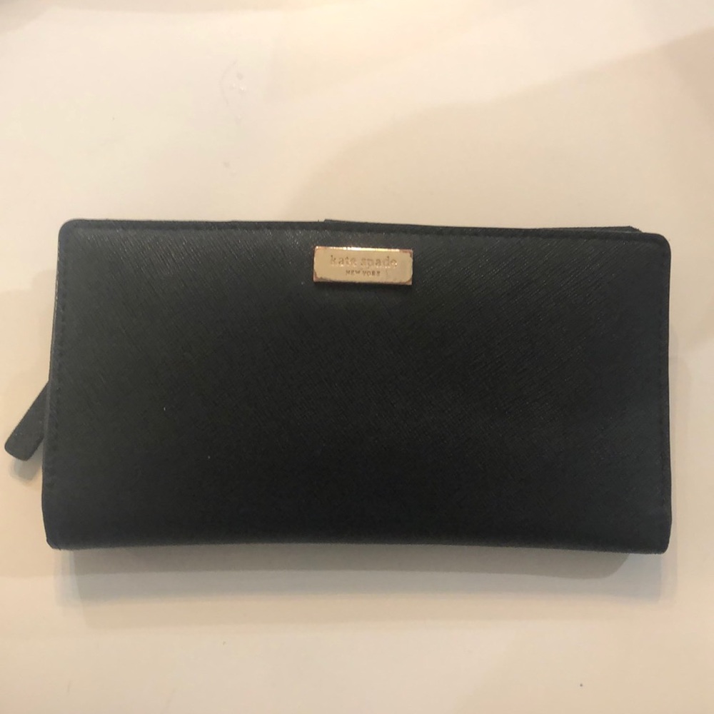 Black Kate Spade Wallet - Used